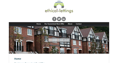 Desktop Screenshot of ethical-lettings.com