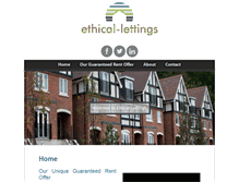 Tablet Screenshot of ethical-lettings.com